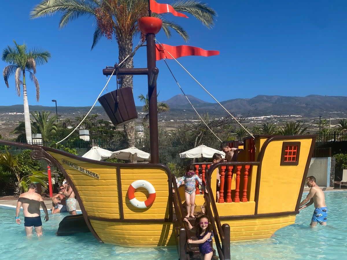 Ahoy mini adventurers: Tenerife’s climate allows for water play every day (Zoe Griffin)