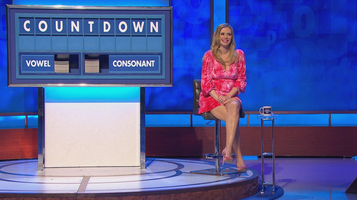 Rachel Riley on 8 Out of 10 Cats Does Countdown (Channel 4)