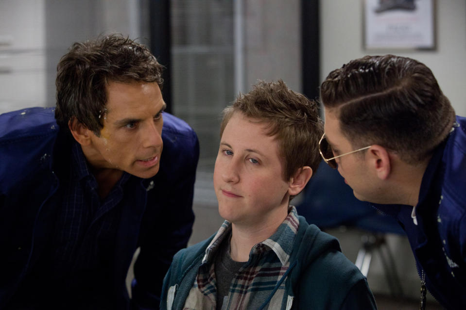 Ben Stiller, Johnny Pemberton and Jonah Hill in "The Watch"