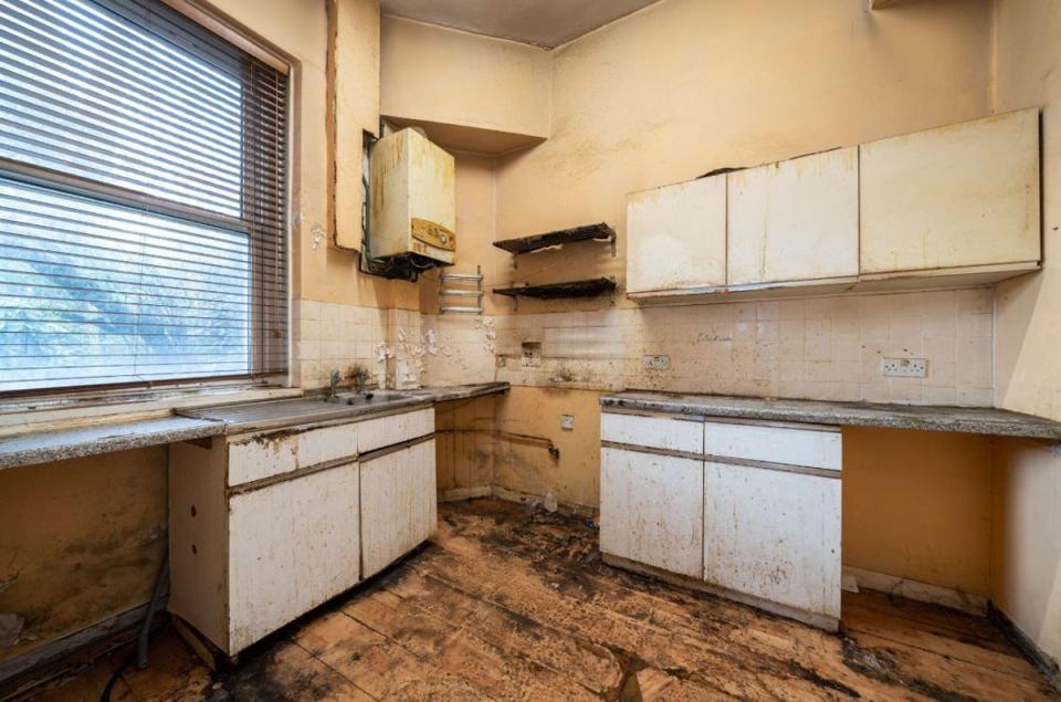 The kitchen at 10 Lyndhurst Road in Belsize Park (handout)