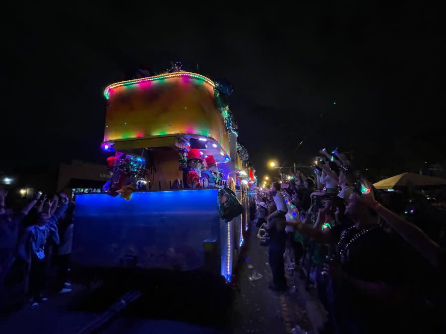 Krewe of Endymion rolls on Saturday, Feb. 10, 2024. (WGNO/Justin Abshire)