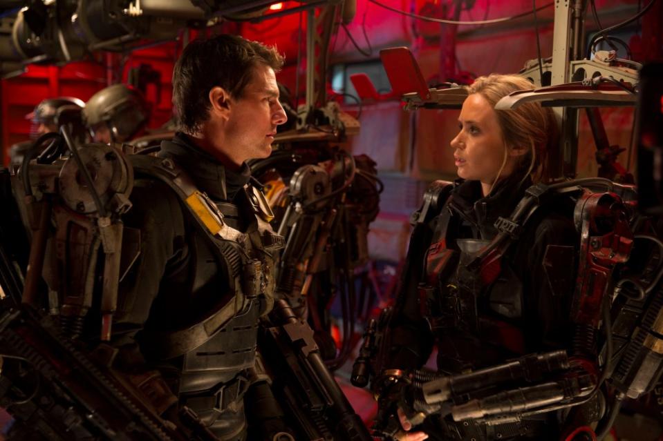 Tom Cruise and Emily Blunt in “Edge of Tomorrow.” David James
