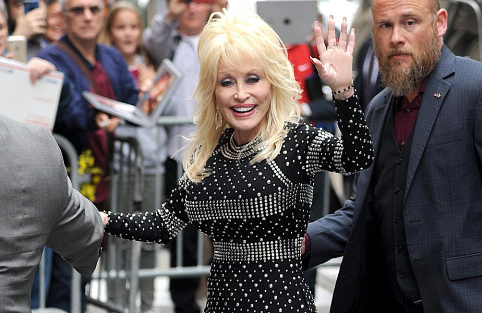 Dolly Parton has tapped the biggest stars for her rock album credit:Bang Showbiz