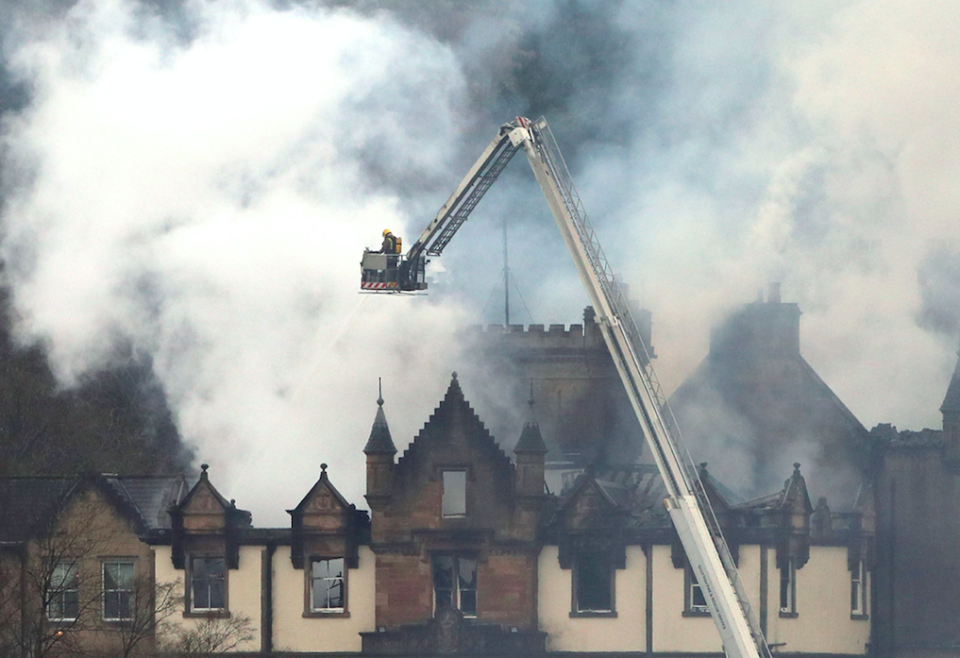 <em>Two people died as a result of the fire at the Cameron House hotel (PA)</em>