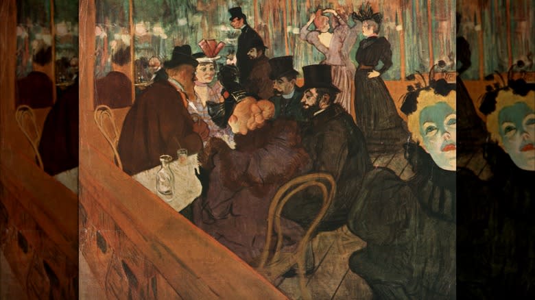 'At the Moulin Rouge' (1892) by Henri Toulouse-Lautrec