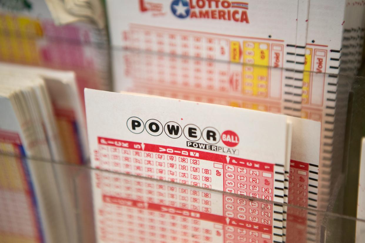 Powerball tickets at Jack's Country Maid Deli Friday, May 6, 2022, in Wilmington. 