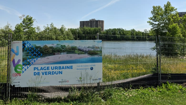 Verdun beach project delayed as officials test water quality, wait for fish to spawn