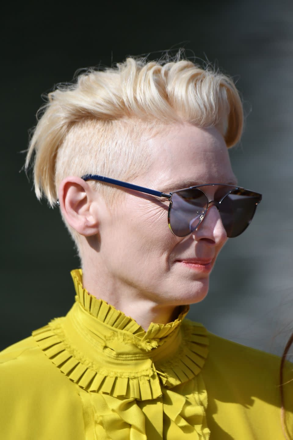 short haircuts for older women tilda swinton