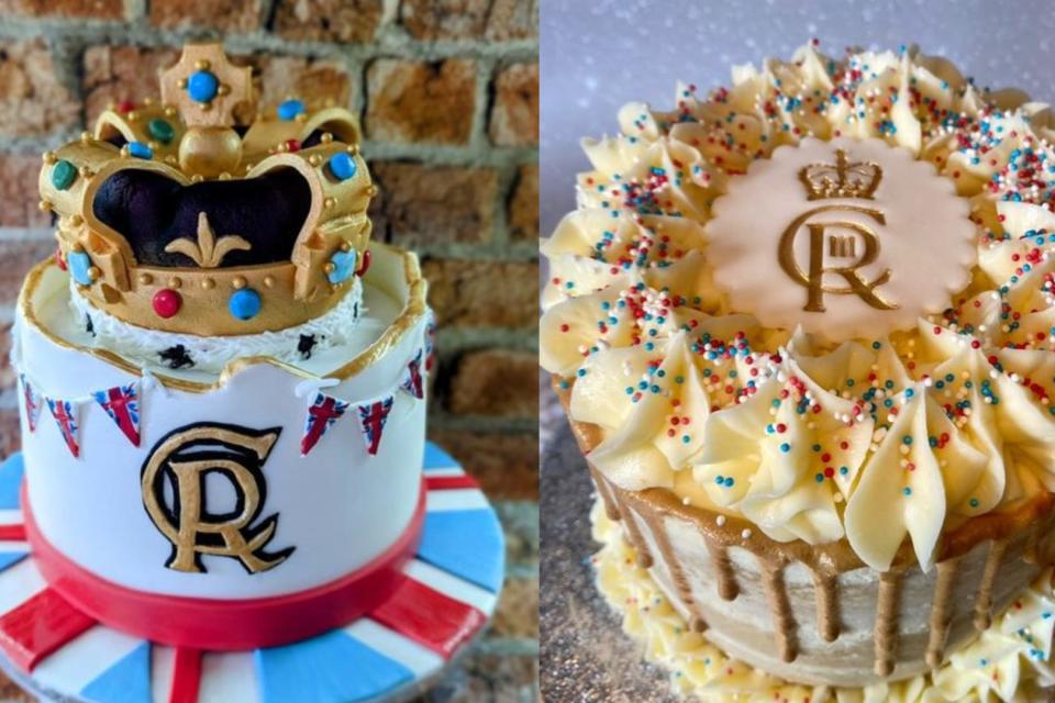 Avid bakers and cake business owners across the UK have created bespoke cakes for the King’s coronation (PA)