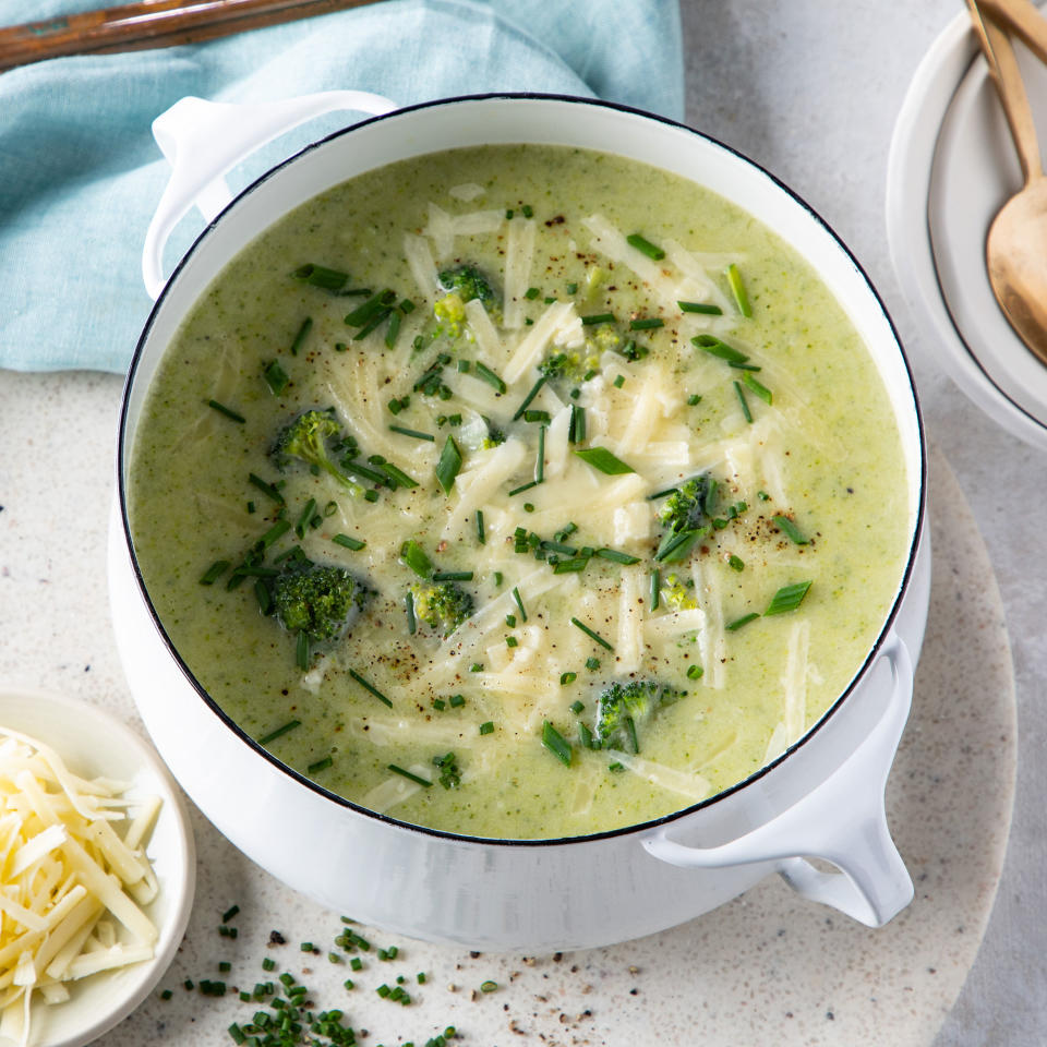 Cheesy Broccoli-Potato Soup