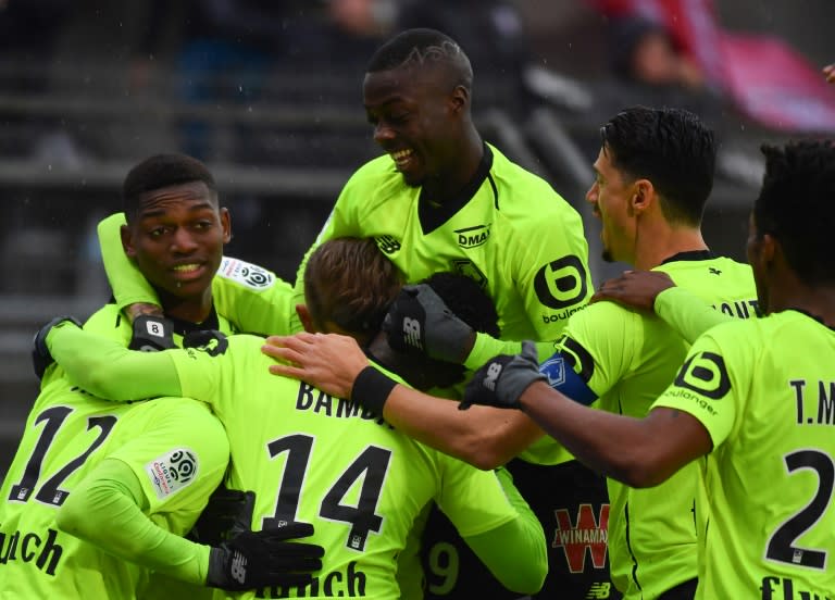 Lille are now five points clear of third-placed Montpellier in Ligue 1