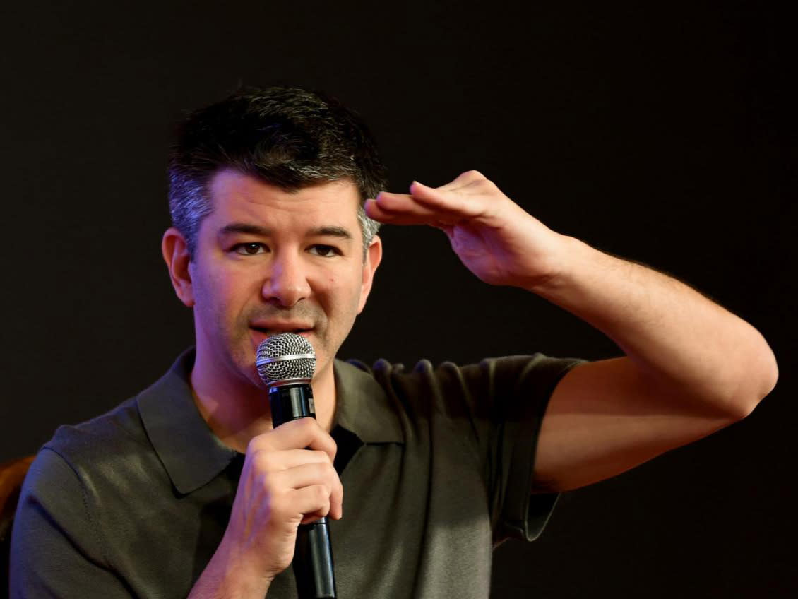 Travis Kalanick has stepped down as CEO of Uber, the company he helped found in 2009: Getty