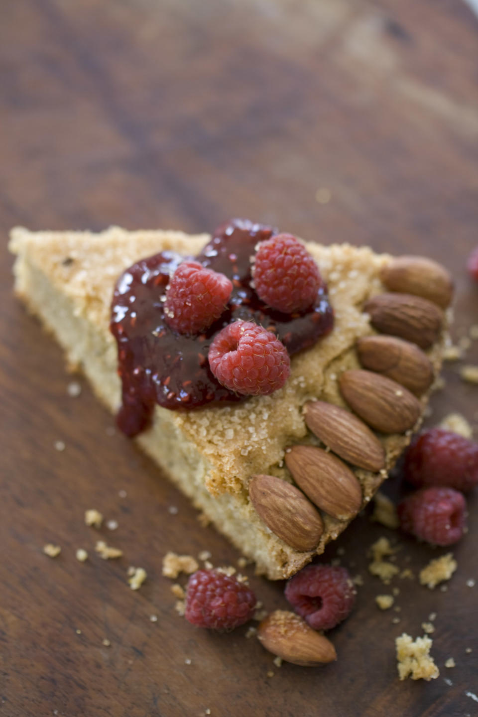 This Sept. 8, 2013 photo shows a citrus spice almond butter torte in Concord, N.H. (AP Photo/Matthew Mead)