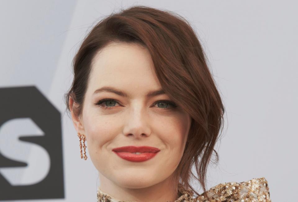 What Emma Stone looks like when she isn't playing Cruella de Vil. (Photo: Monica Almeida / Reuters)