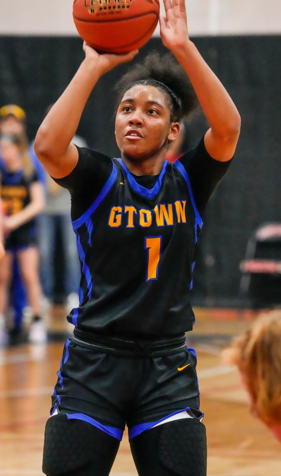 Germantown's Kamorea "KK" Arnold earned the Associated Press girls basketball player of the year award in a unanimous vote for the third straight season. Arnold is a University of Connecticut commit.