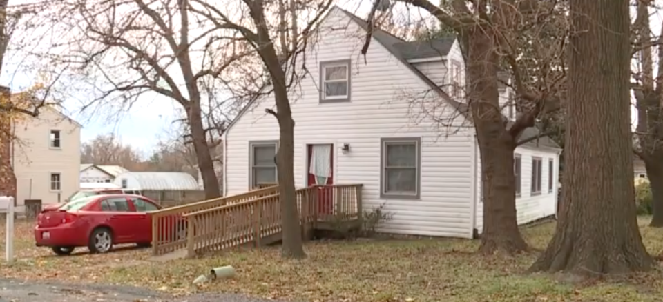 An exterior of the Baltimore home where baby Niyear Taylor, who was 9 months old, was found unresponsive.