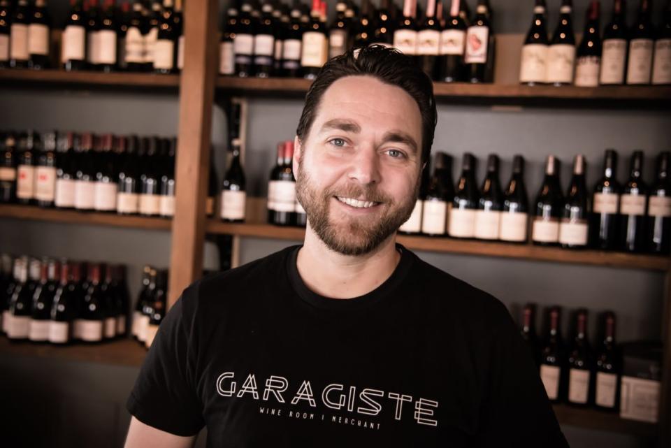 Garagiste Wine Room | Merchant<p>Opened in 2019, Garagiste Wine Room | Merchant has quickly become <em>the spot</em> where the wine industry in Las Vegas drinks wine! Owner Eric Prato worked as a sommelier for Chef Thomas Keller at Bouchon before opening Garagiste, so his pedigree speaks for itself. The wine program, it'll not only offer something for everyone, but the depths covered will make a novice happy, while also impressing the geekiest of wine lovers. <a href="https://www.garagistelv.com/" rel="nofollow noopener" target="_blank" data-ylk="slk:garagistelv.com;elm:context_link;itc:0;sec:content-canvas" class="link ">garagistelv.com</a></p><p> <strong>View the <a href="https://www.mensjournal.com/wine/the-best-wine-bars-in-las-vegas" rel="nofollow noopener" target="_blank" data-ylk="slk:original article;elm:context_link;itc:0;sec:content-canvas" class="link ">original article</a> to see embedded media.</strong> </p>