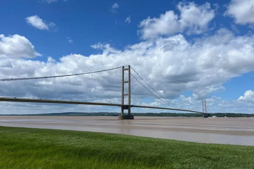 Humber Bridge, pictured earlier in June, is 43 years old, next month