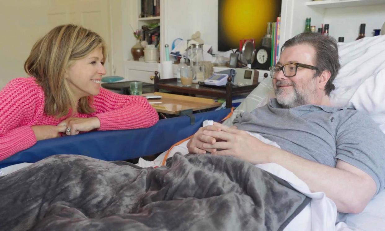 <span>Intimate access … Kate Garraway and Derek Draper in Derek’s Story.</span><span>Photograph: ITV</span>