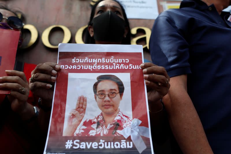 Protest for abducted Thai activist Wanchalearm Satsaksit in Bangkok