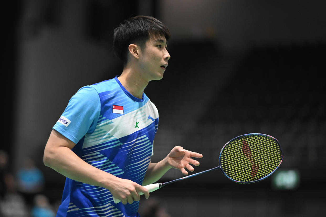 Singapore shuttler Loh Kean Yew in action at the Australian Open.