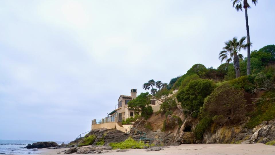 The home lords over Watkins Cove, a small, secluded beach. - Credit: Peter Aaron/OTTO