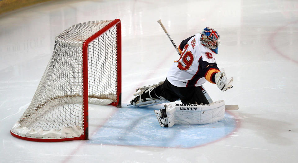 Former Chelea goalkeeper Petr Cech debuts as Guildford Phoenix goaltender during the NIHL2 match at Guildford Spectrum Leisure Complex, Guildford. (Photo by Ian Walton/PA Images via Getty Images)