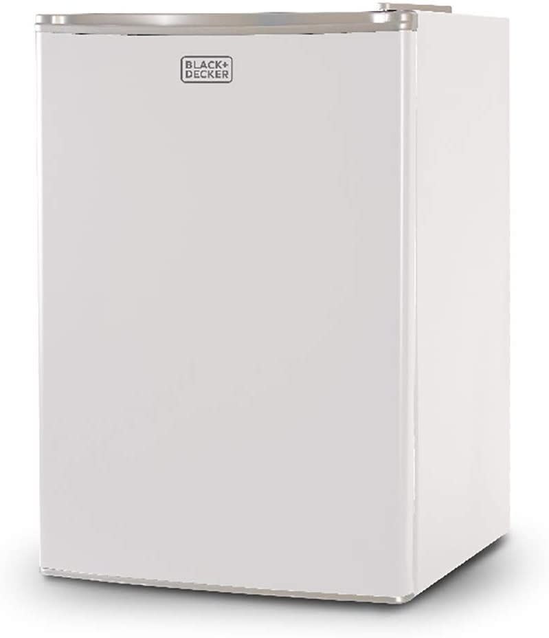 2) BLACK+DECKER Compact Refrigerator with Freezer, 2.5 Cubic Ft.