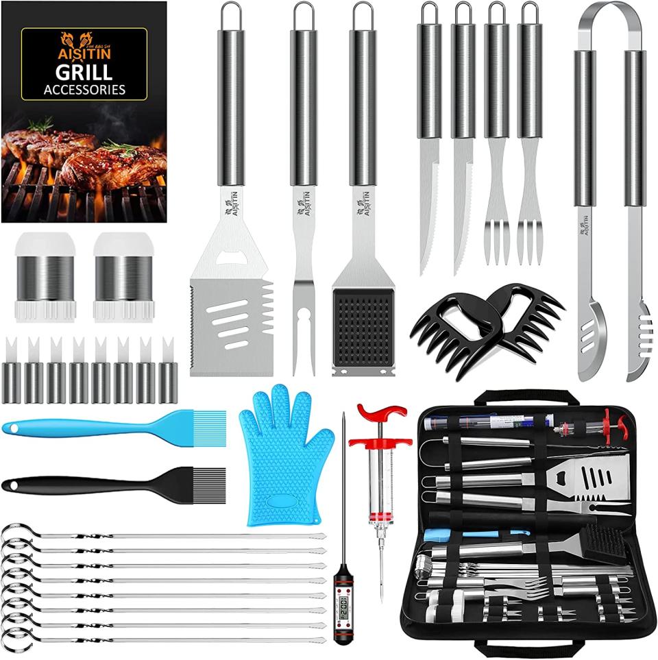 AISITIN BBQ Grilling Accessories Kit/ Image via Amazon.