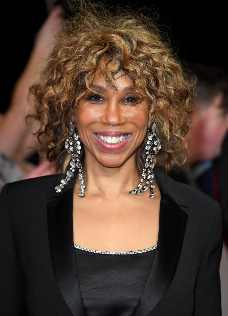 Trisha Goddard attends the National Television Awards 2020 at The O2 Arena on January 28, 2020 in London, England. (Photo by Karwai Tang/WireImage)