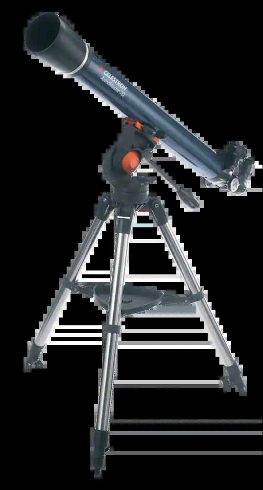 Celestron AstroMaster 70AZ Telescope. Image via Canadian Tire.