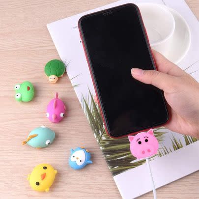 These cute cable protectors (that would make a great stocking filler)