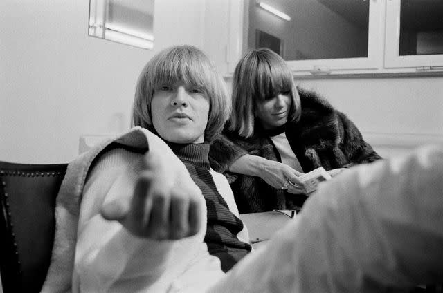 <p>Courtesy of Magnolia Pictures</p> Anita Pallenberg, right, with ex-boyfriend Brian Jones who was a founding member of the Rolling Stones