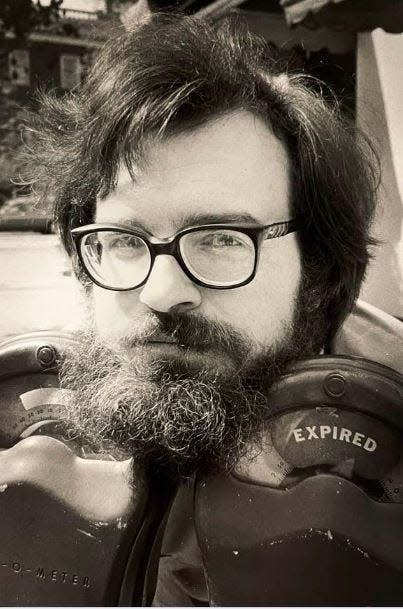 Ort Carlton in a photo taken in1980 in front of Chapter Three Records on College Avenue.