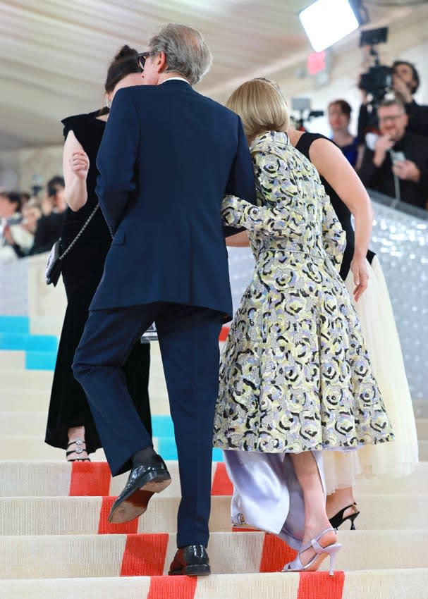 Anna Wintour y Bill Nighy debutan como pareja en la Gala MET