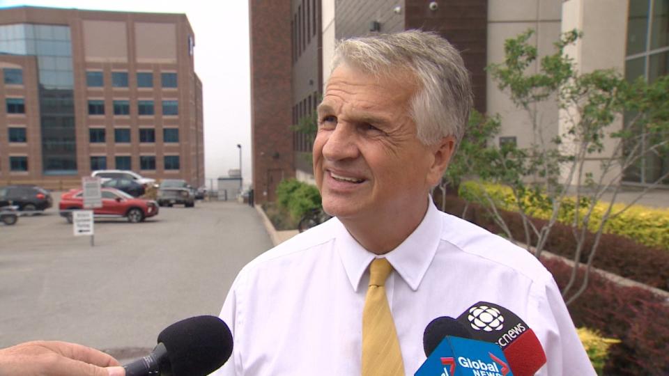 Progressive Conservative candidate Barry Ogden for Saint John Harbour said his was very happy with his lawyers final arguments in court. 