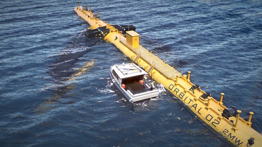 Tidal stream is being touted as an important renewable energy source in the UK (ORE)