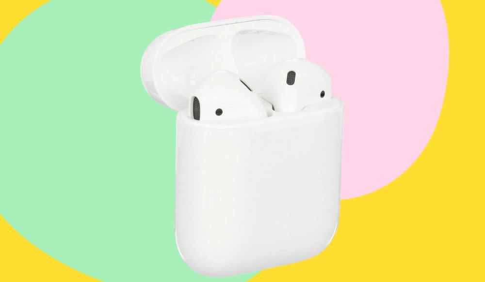 White Apple Airpods