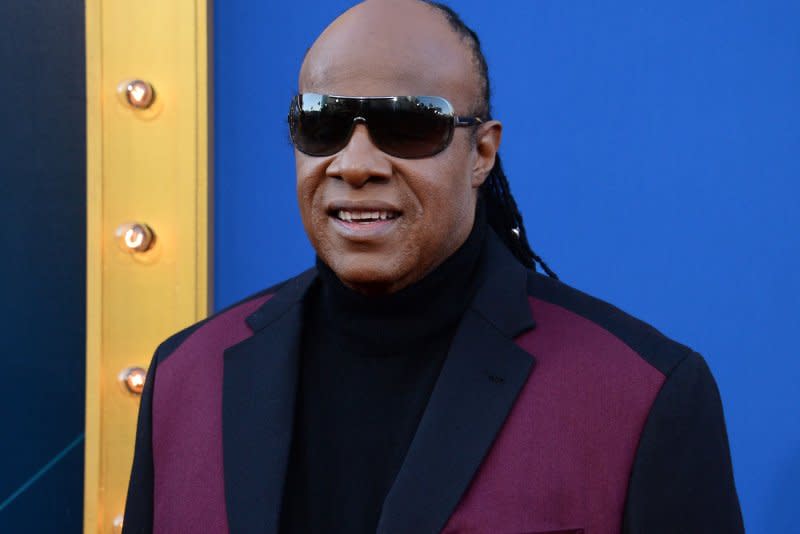 Stevie Wonder attends the premiere of "Sing" at the Microsoft Theater in Los Angeles in 2016. File Photo by Jim Ruymen/UPI