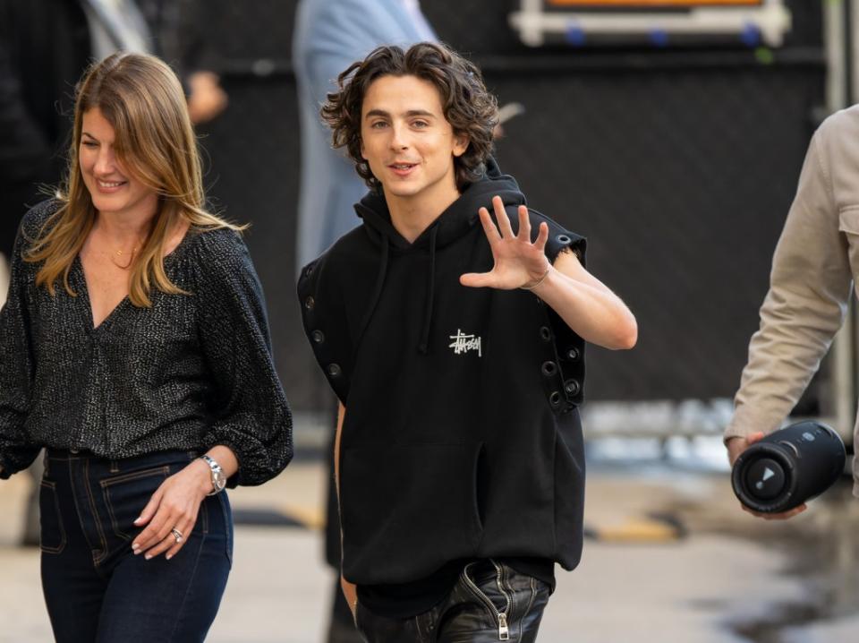 Chalamet and other Hollywood headliners have called Gen Alpha and Gen Z eyes to Stüssy and other early millennium brands. GC Images