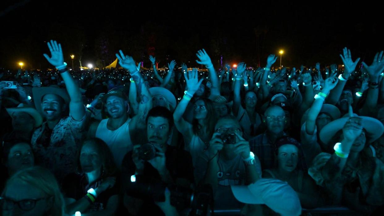 <div>Crowd at Palomino Festival held at Brookside at the Rose Bowl on July 9, 2022 in Pasadena, California. (Photo by Michael Buckner/Variety/Penske Media via Getty Images)</div>