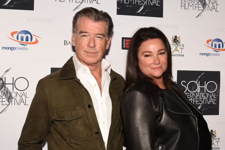 Pierce Brosnan y su amada mujer