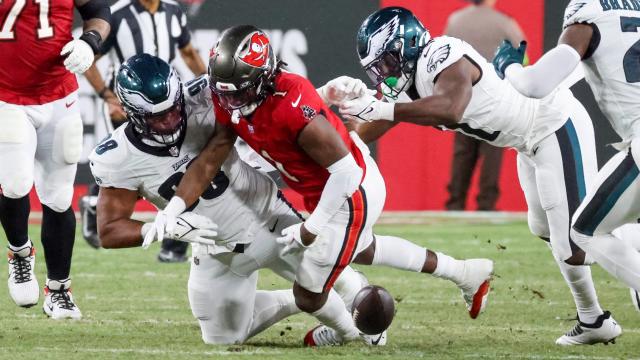 Buccaneers no match for Eagles in losing first game of season