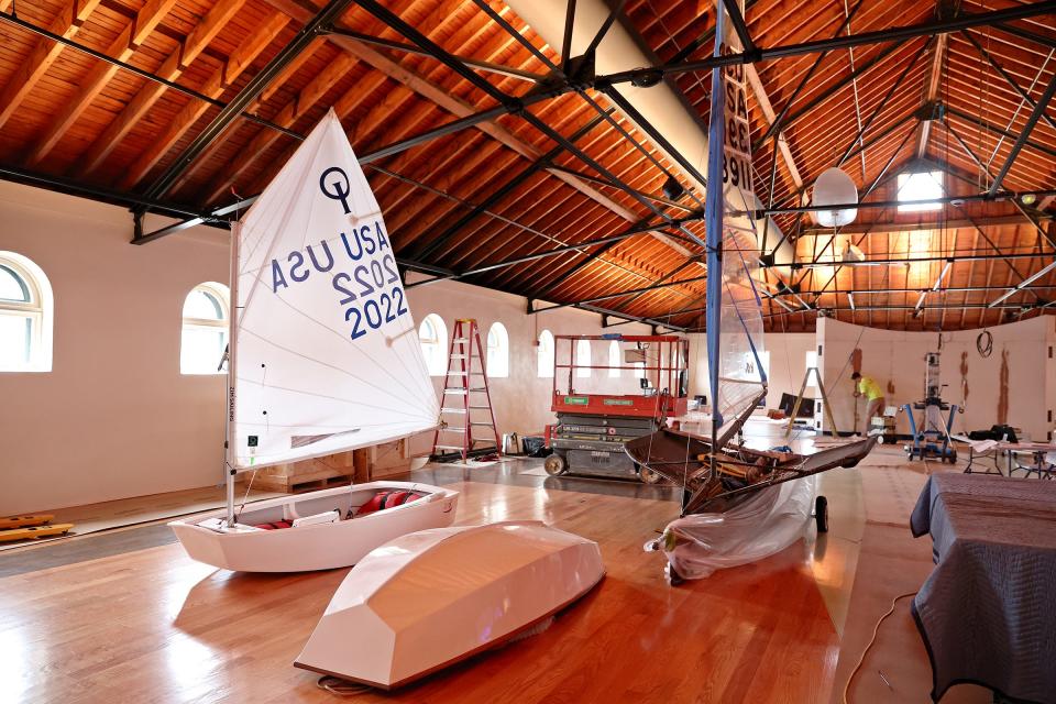 After an extensive renovation, the Armory building on Thames Street in Newport houses The Sailing Museum.