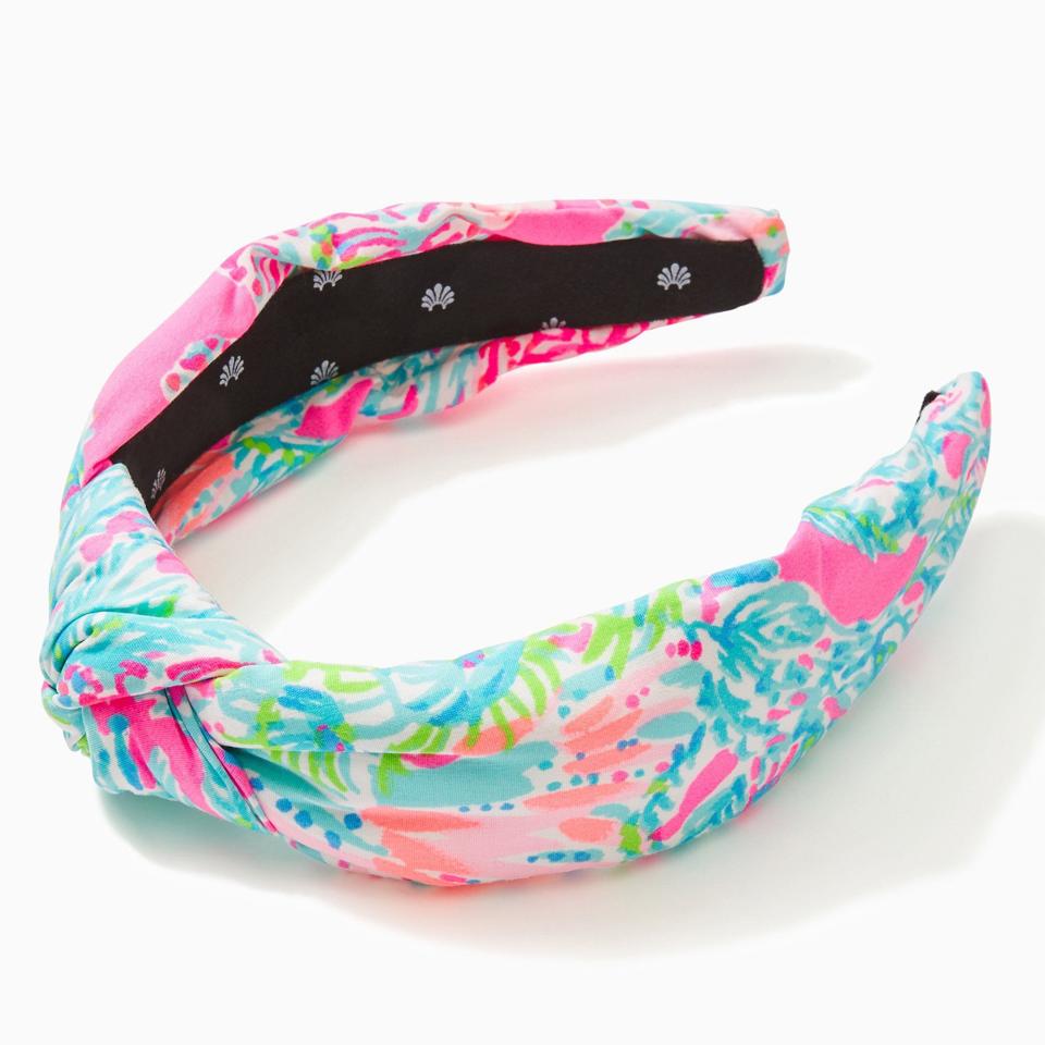 3) Lele Sadoughi x Lilly Pulitzer Seaing Things Knotted Headband