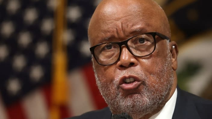 Mississippi Rep. Bennie Thompson, chair of the select committee investigating the Jan. 6 attack on the Capitol, speaks during a committee business meeting last month. (Photo: Alex Wong/Getty Images)