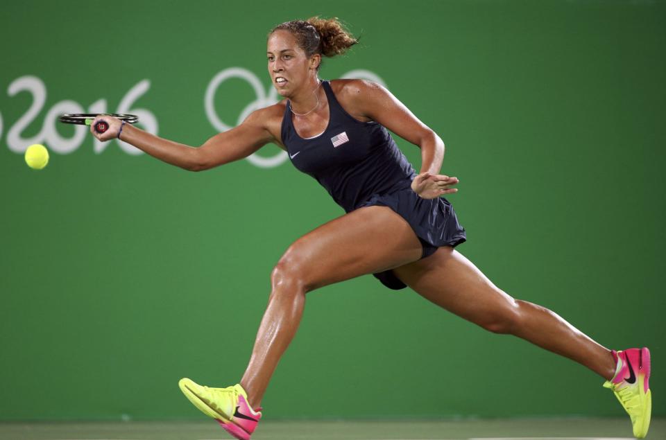 Madison Keys will play the Czech Republic's Petra Kvitova for the bronze medal. (Reuters)