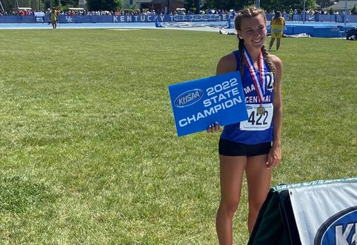 Distance runner Ciara O’Shea of Madison Central was named Gatorade Kentucky Girls Track and Field Player of the Year in 2022.