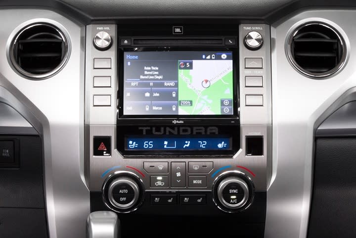2017 Toyota Tundra Platinum infotainment and climate control system photo