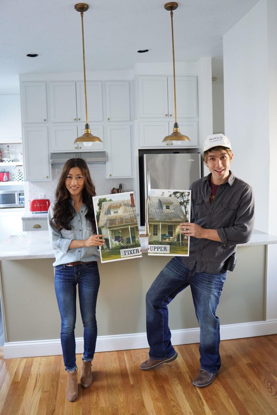 Chip and Joanna From 'Fixer Upper'  Halloween Costume